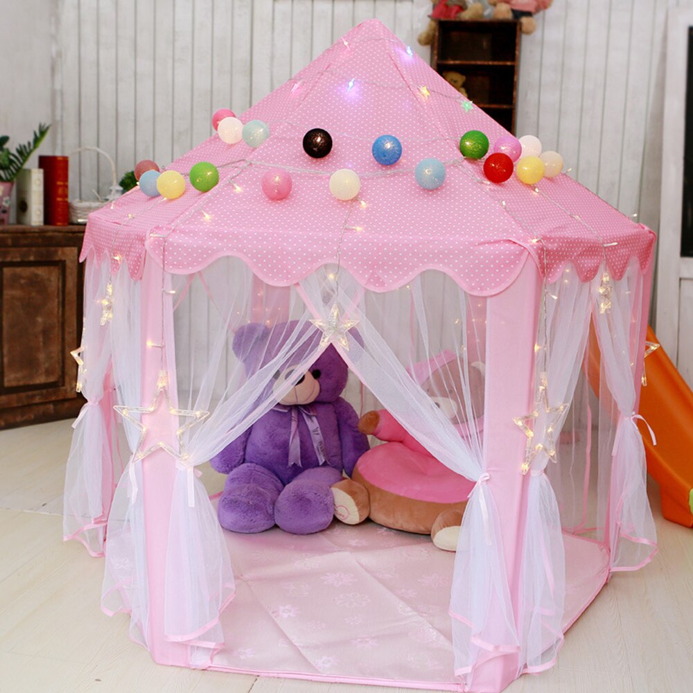 Portatile Princess Castle Gioca Tenda Attività Fata House Fun Playhouse Tenda Della Spiaggia Bambino che gioca Giocattolo Regalo Per I Bambini