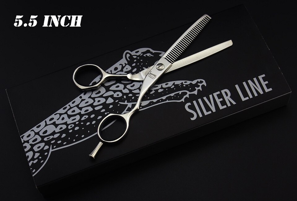 Jaguar Originele 4.5 5.0 5.5 6.0 Inds Professionele Kappers Schaar Professionele Kapper Schaar Set Haar Knippen Scharen: 5.5 INCH Thinning-01