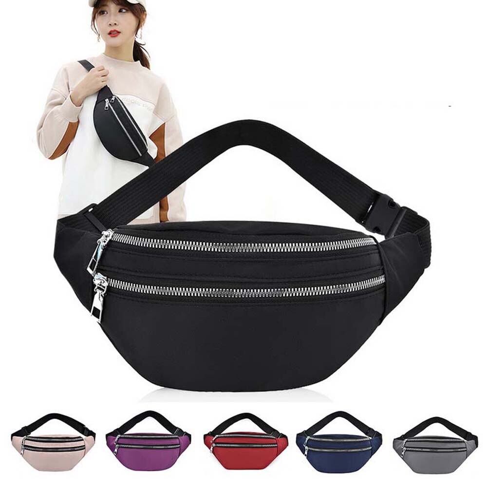 Femmes Sac de Taille Décontracté Bandoulière Poitrine Sacs Unisexe Hanche Bum Sac Ceinture De Voyage Sac Étanche Sport Fitness Sac À Main Poche