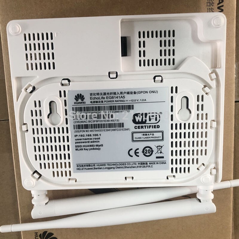 SC APC Huawei EG8141A5 GPON ONU ONT 5dBi 1GE+3FE+1TEL+USB +wifi 2.4G HGU Wifi Router Modem