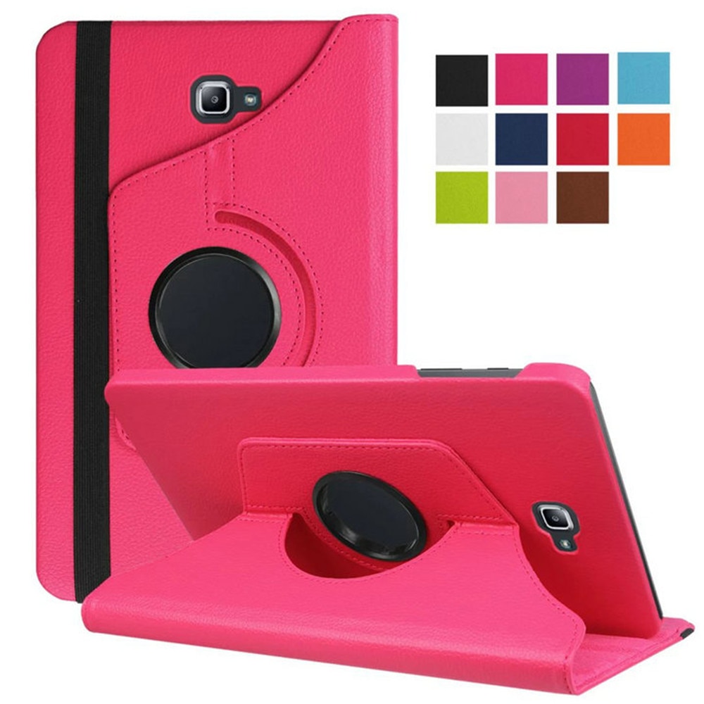 360 Degree Rotating Stand Leather Protective Cover Case For Samsung Galaxy Tab A 10.1 SM-T580 SM-T585