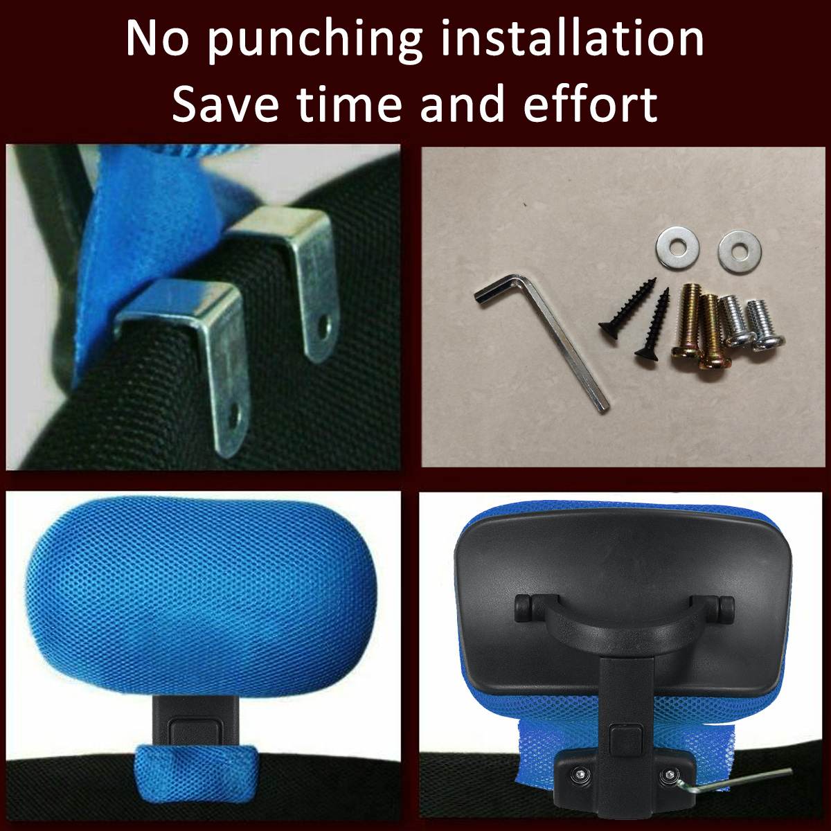 Adjustable Chair Headrest Pillow for Office Chair Computer Chair Neck Protection Pillow Headrest for Chair Office Accessories