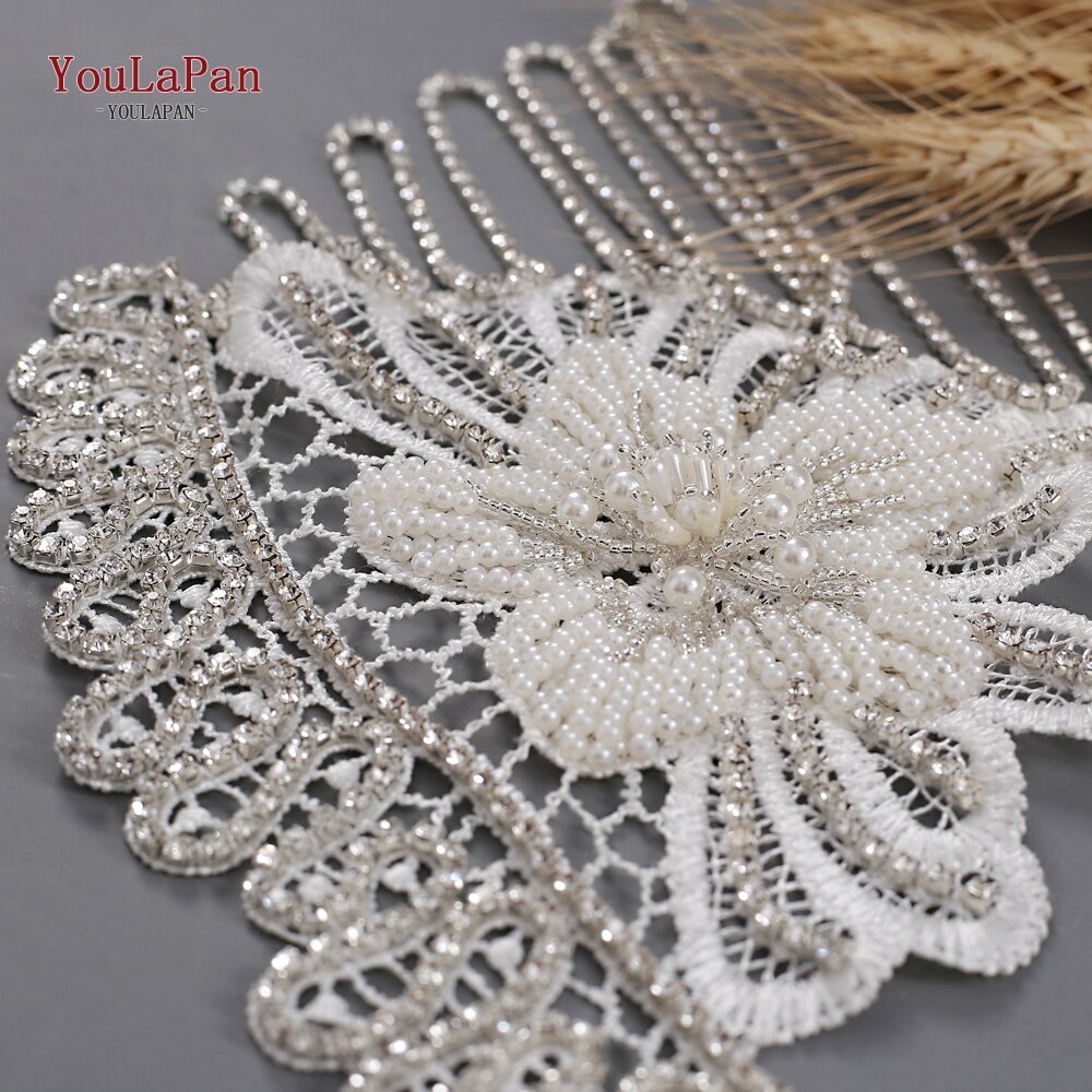 YouLaPan G12 Beading Wedding Bolero Luxury Short Appliques diamond Wedding Wrap Jacket for Evening Prom Wedding Accessories