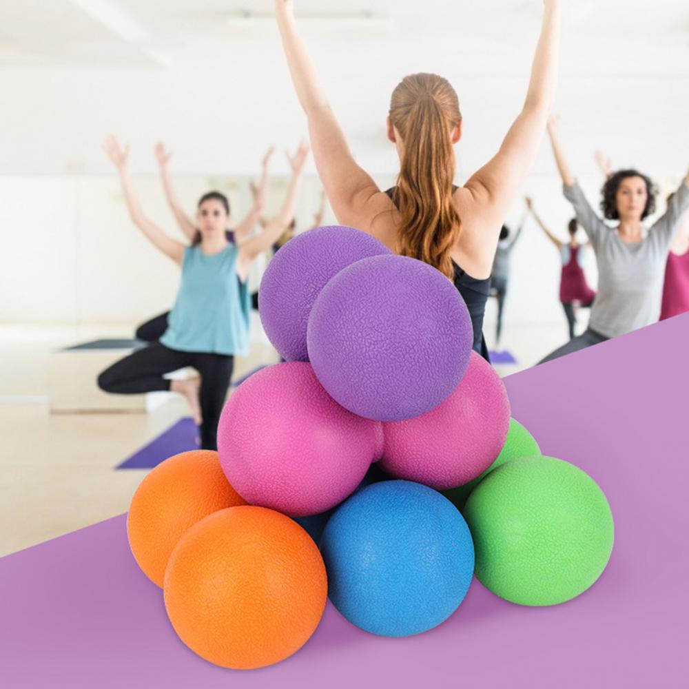 Fitness Round Massage Ball Massager for Thoracic Spine Upper Back Neck Scapula Ball Massager