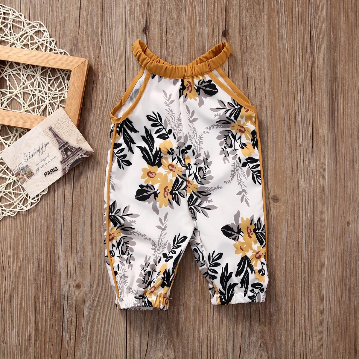 Toddler Kid Baby Girl Romper Infant Jumpsuit Print Clothes Outfit Set Summer