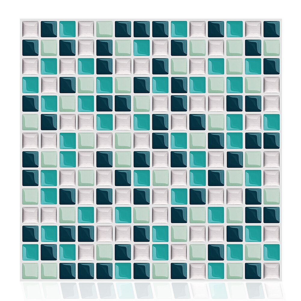 Selvklæbende mosaik backsplash gør-det-selv køkken badeværelse boligindretning vinyl peel and stick vægfliser: Mssb -203