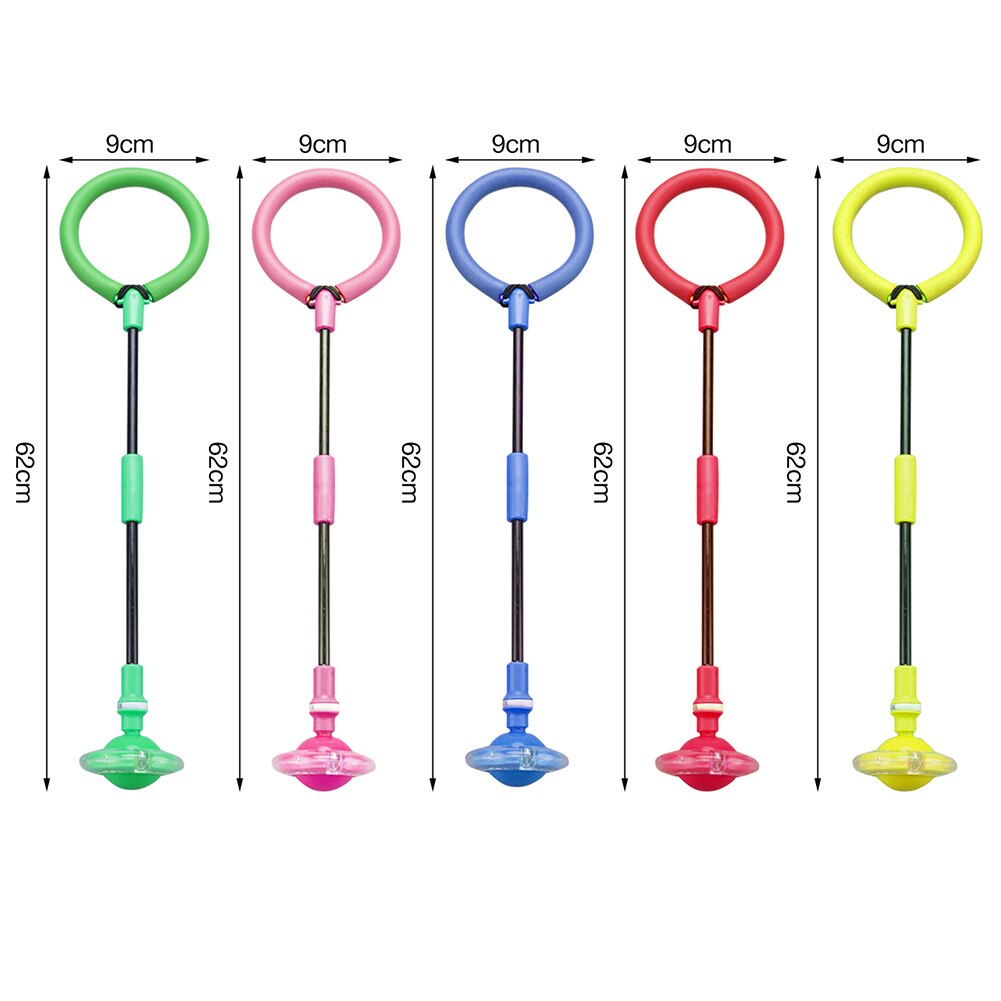 freundlicher glühend hüpfen Bälle Eine Fuß LED-Blitz Springen Seil Knöchel Überspringen für freundlicher Jungen Mädchen Bildung Spielzeug