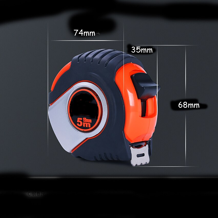 5 Meter 19mm Steel Tape Measures Household Measuring Tools High Precision Measurement With Locking Ruler Woodworking DIY Tool
