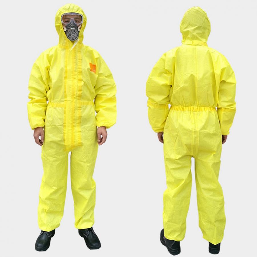Ropa de seguridad 3000, traje de protección líquida química impermeable, mono protector de ácido y álcali para hombre
