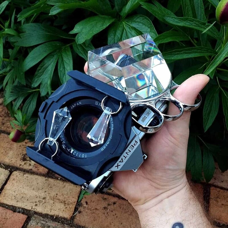 Suncatcher pryzmat z kryształowej kuli DIY fotografia studio akcesoria fotografia eksperyment narzędzie średnica 60mm filtr obiektywu