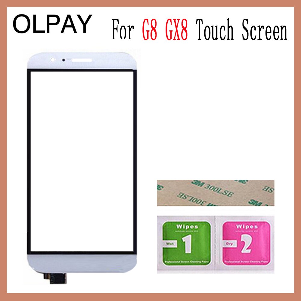 5.5" For Huawei G8 GX8 RIO-L01 RIO-L02 Touch Screen Glass Digitizer Panel Lens Sensor Adhesive+Wipes