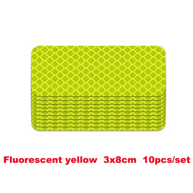 Reflective Stickers Car Motorcycle Luminous Accessories Safety Warning Tape Helmet Stroller Stickers Car Decoration Accessories: Beige