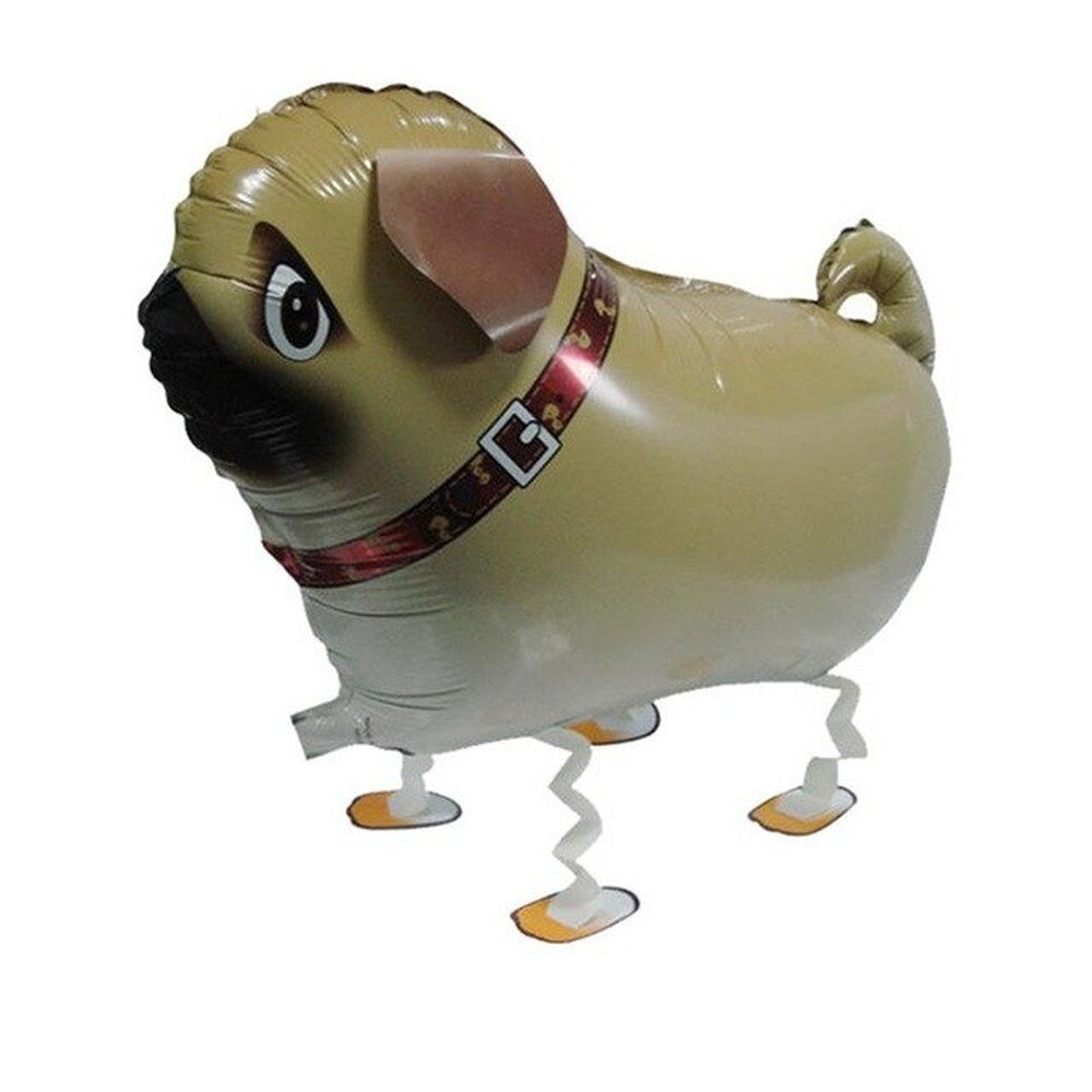 Ballon en aluminium en forme de chien, 1 pièce, jouet pour enfants, dessin animé, chat, carlin, chien, caniche, ballons à Air, décor de fête d&#39;anniversaire