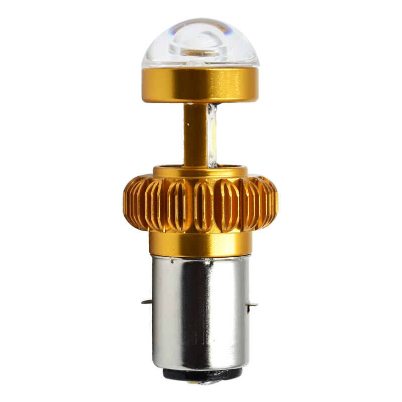BA20D Motorfiets Led Koplamp Lampen H4 Motorbike Scooter Koplamp Lampen 3COB 65000K High Power Hi/Lo beam