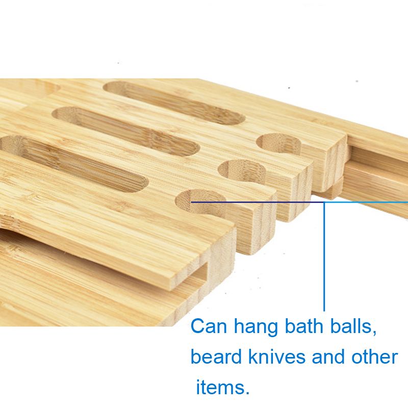 Bad Frame Bamboe Bad Lade Mobiele Telefoon Tablet Lezen Rack Bad Lade In De Badkamer