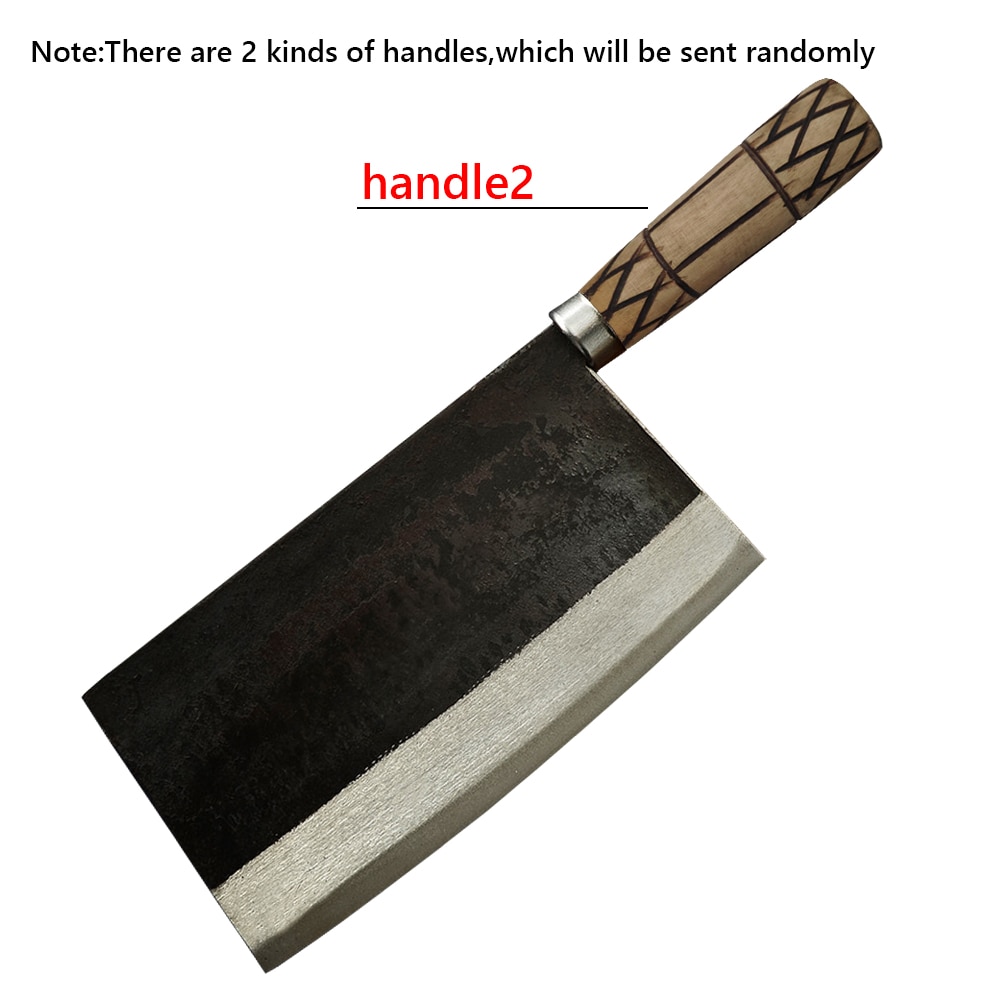 Handmade Forged Butcher Knife High Carbon Steel Chinese Knife Meat Cleaver Kitchen Knives