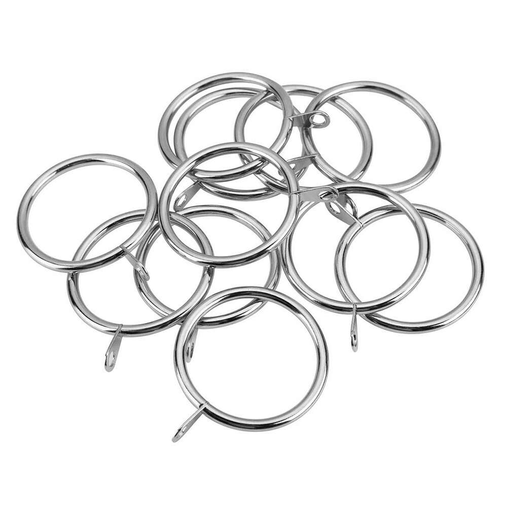 Big Lot Van 50 Gordijn Ringen In Zilver Metalen 45 Mm Binnendiameter