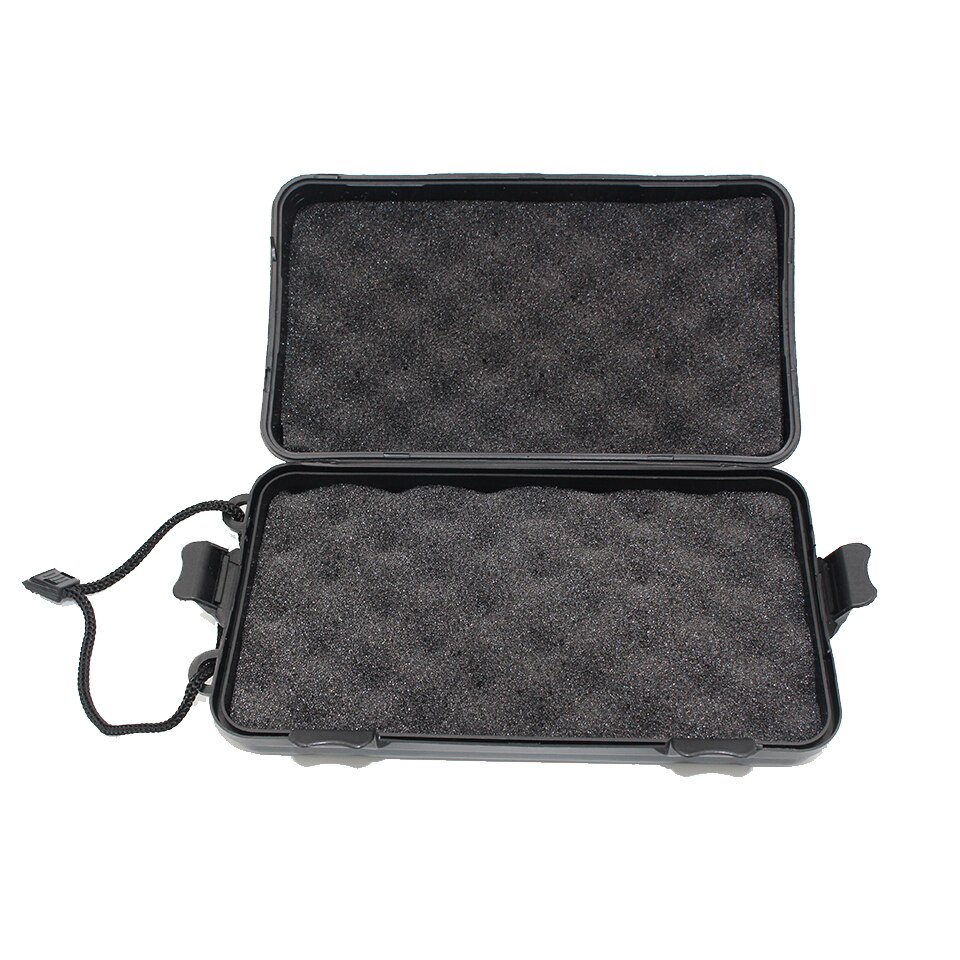 Caja de luz Universal de plástico para linterna, caja de luz, 19cm x 10cm x 6cm, resistente al agua, anticaída, color negro, accesorios de iluminación