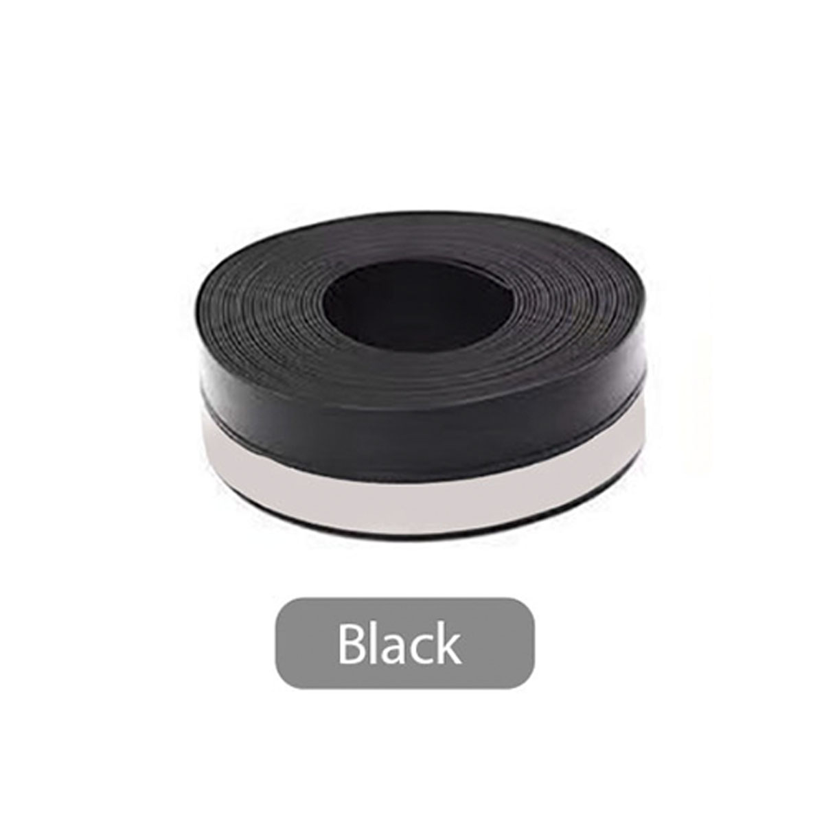 Stripping Door Seal Strip Silicone Sealing Tape for Weather Window Seal Weather Around Showers Tough Flexible Stops Draft: black / 3M / 35mm