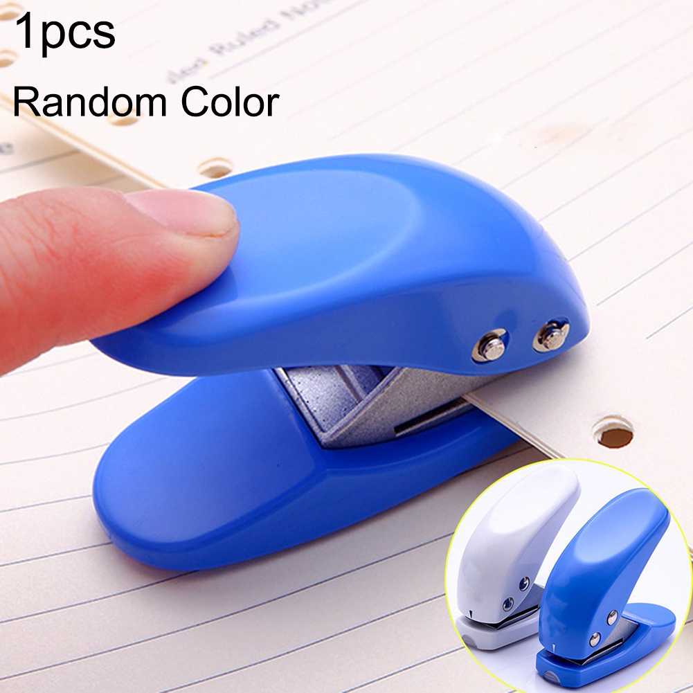 Mini Scrapbooking Card Paper Cutter Hand Punch Hole Circle Hole Confetti DIY Craft Office Stationery Hand Hole Punch