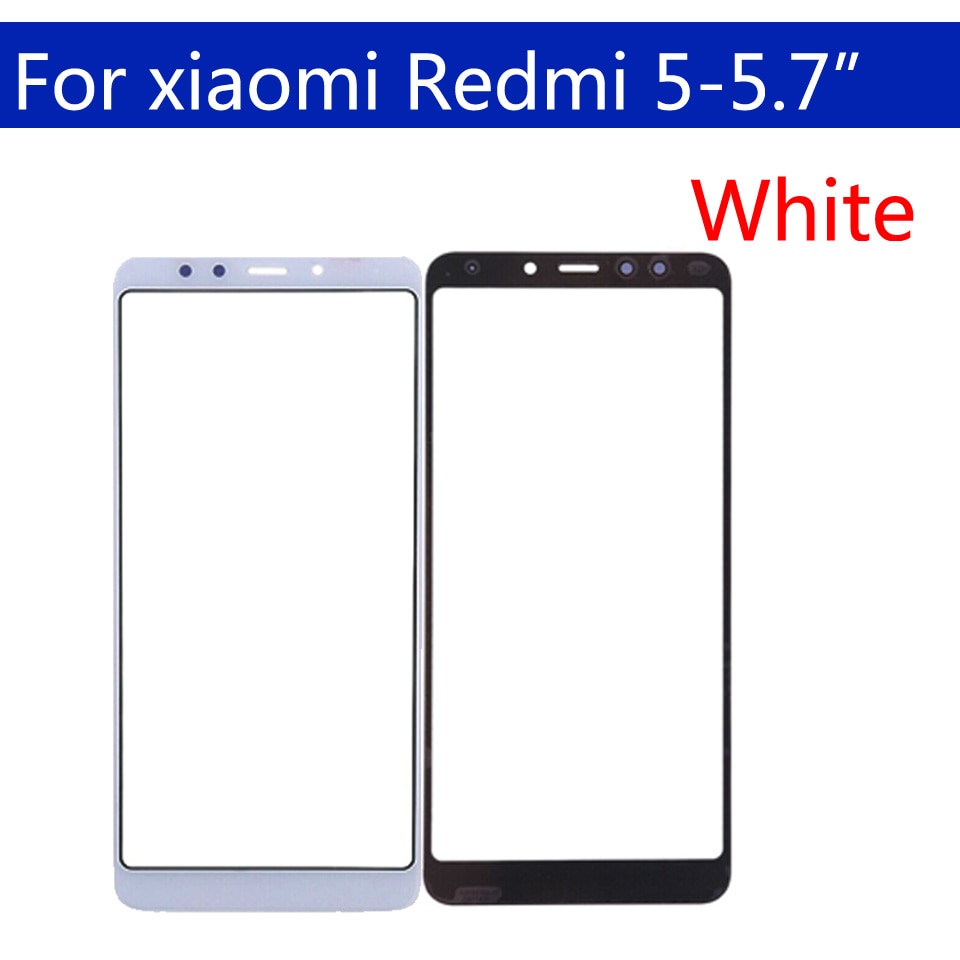 Redmi5 Voorpaneel Voor Xiaomi Redmi 5 Redmi5 Touch Screen Voorpaneel Glas Lens Outer Glas Voor Redmi 5 Plus 5 Plus