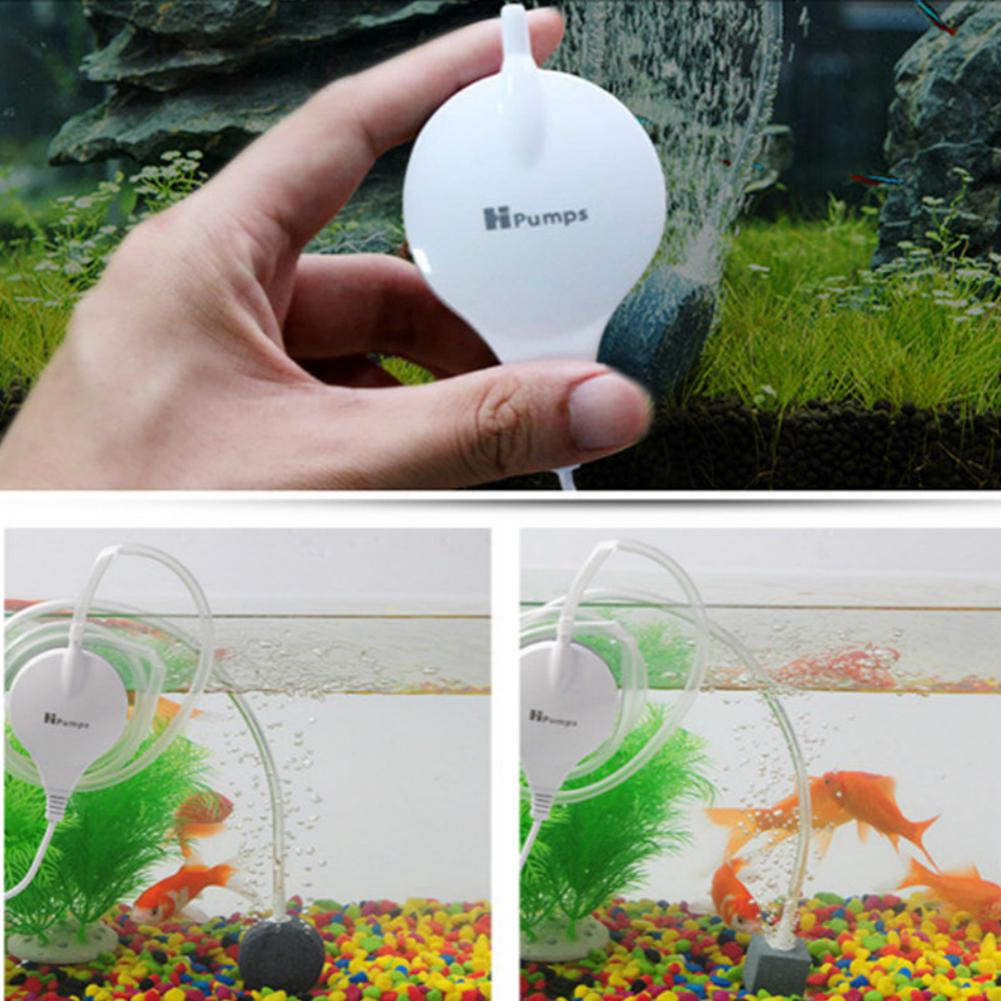 Mini pompe à Air pour Aquarium, ventouse suspendue, pompe à oxygène, silencieux, compresseur d'air à faible bruit, bulle de pierre