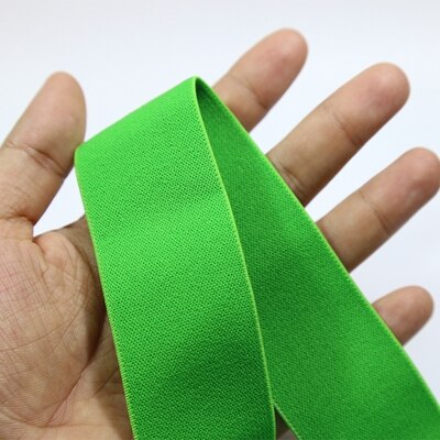 5 Yard/lot Kleding Naaien Elastische Band Rubberen Band Voor Kledingstuk Kleding DIY Accessoires: grass green