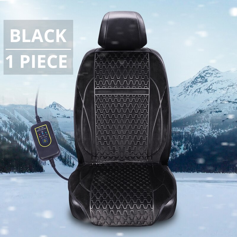 Winter Universele 12V Autostoel Verwarming Kussen Intelligente Warme En Comfortabele Multifunctionele Car Seat Heater Heater: black 1 piece