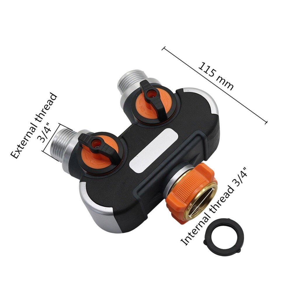 Electronic LED Display Rain Sensor Automatic Water Timer Garden Lawn Irrigation Watering Controller 2-way 4-way Hose Splitters