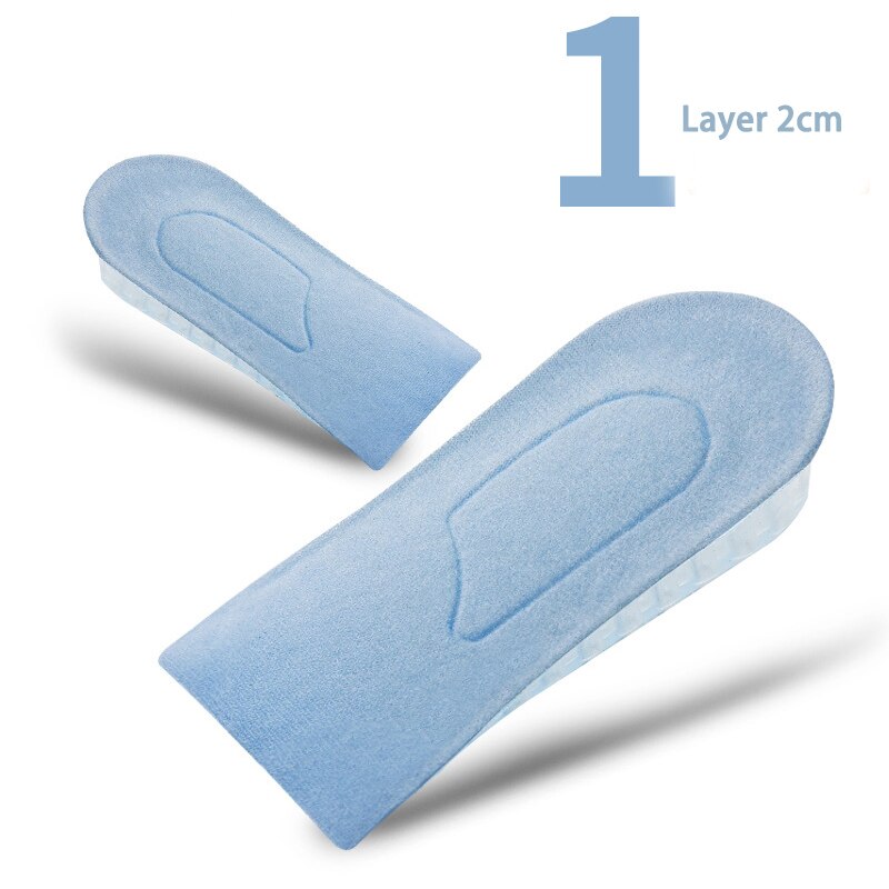 Semelles Orthopédiques Ajustables Pour Augmenter Sa Taille - Marque Bukihome - Taille M (39-42.5) - Marron