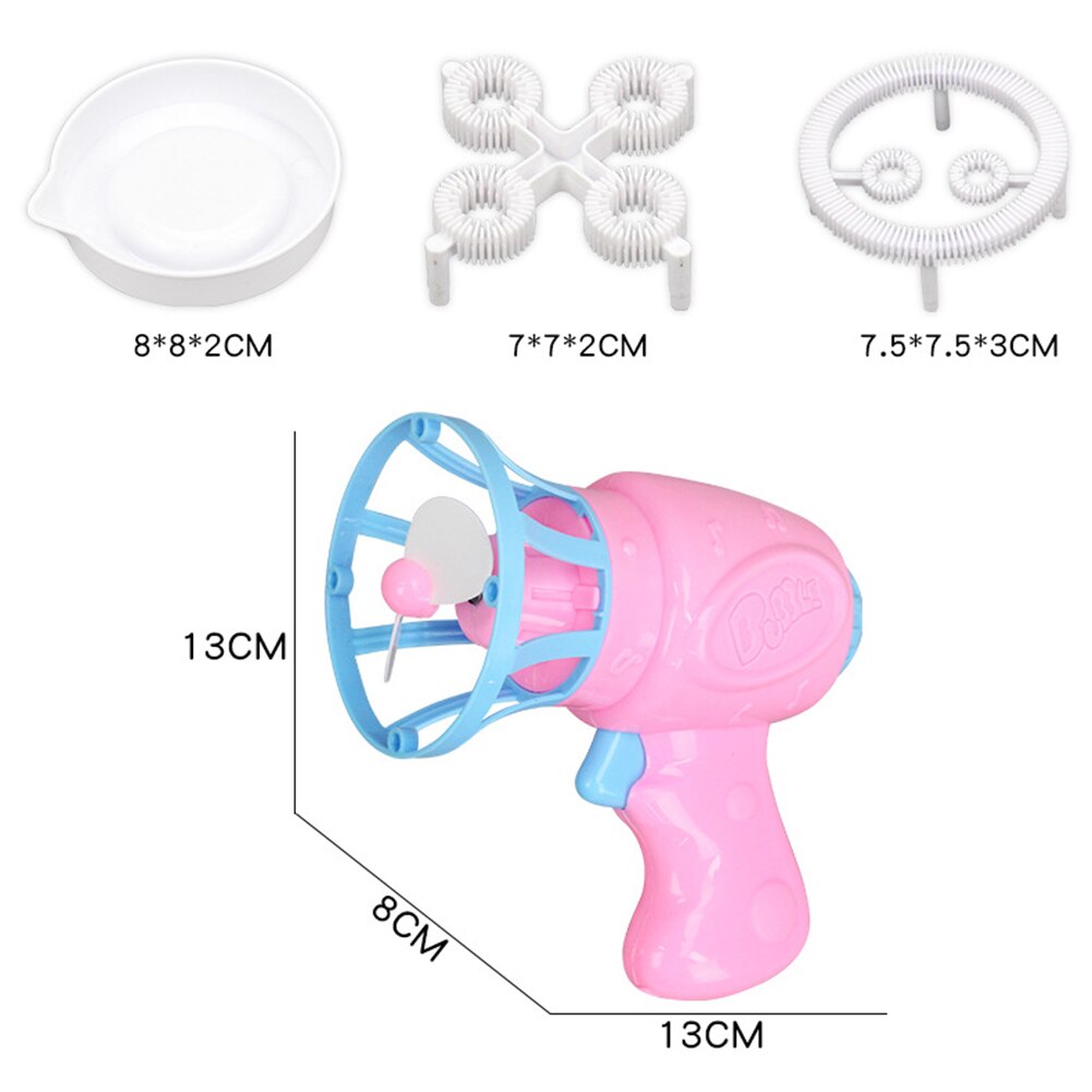 Zestaw robić baniek mydlanych zabawka mechaniczna dzieci mydło woda bańka pistolet kreskówka pistolet na wodę prezent dla dzieci dzieci instrukcja dmuchawy pistoletu