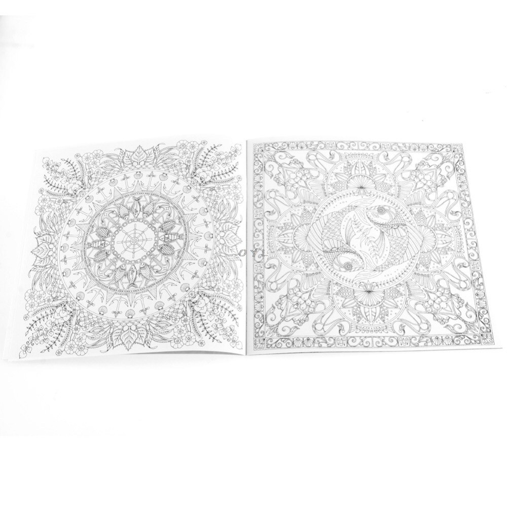 Lost Ocean Drawing Coloring Book Graffiti Books Adult Painting Children