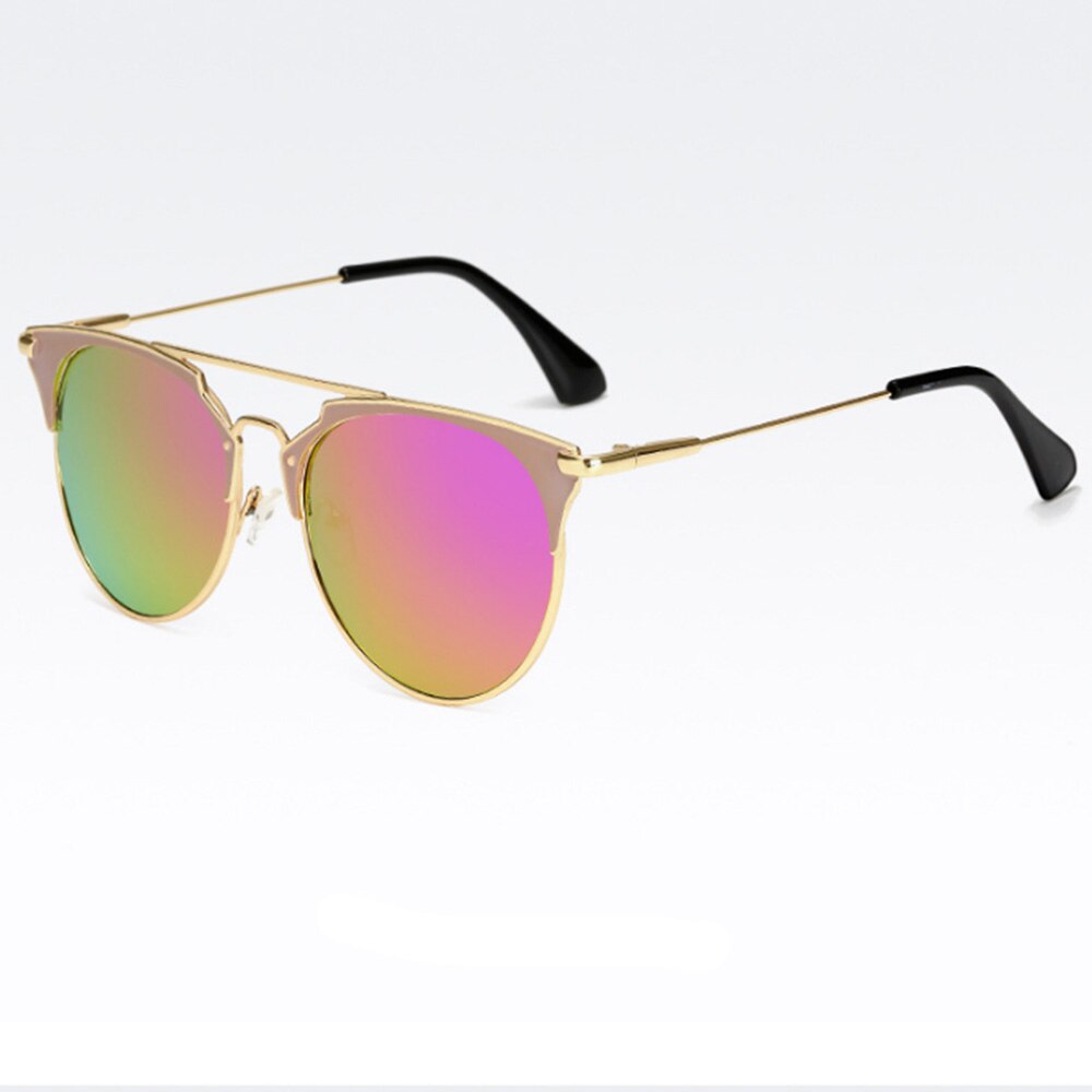 Classic Mirrored Reflective Sunglasses Women Lens Alloy Sunglasses female Eyewear Frame Driver Goggles Car Accessories: 4