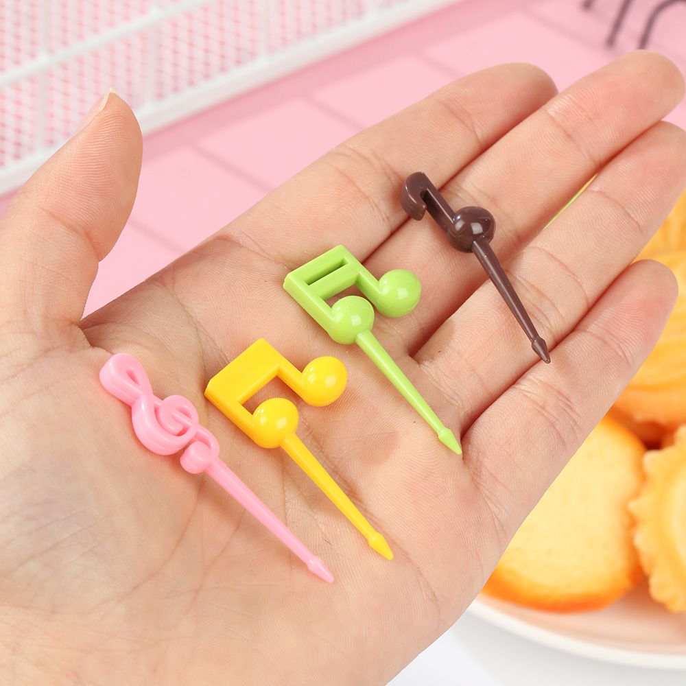 Mini Voedsel Pick Fruit Tandenstoker Snack Pick Lunch Party Decor Kids Animal Farm Fruit Vork Cartoon Cake Decor Dessert Servies