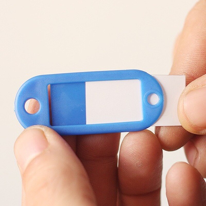 3 stuks sleutelhangers, sleutel-id-labels, meerkleurige bagage-id-labels, hotelnummerclassificatiekaart met sleutelhangers