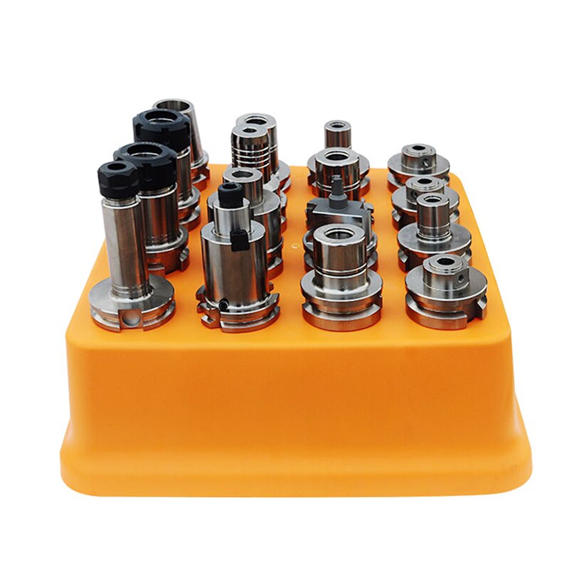 Tool holder storage box 16 holes BT40 tool holder finishing rack plastic storage box CNC machining center