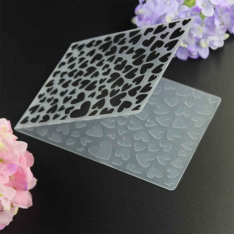 LOVE Embossing Folder For Scrapbook DIY Album Card Tool Plastic Template A013