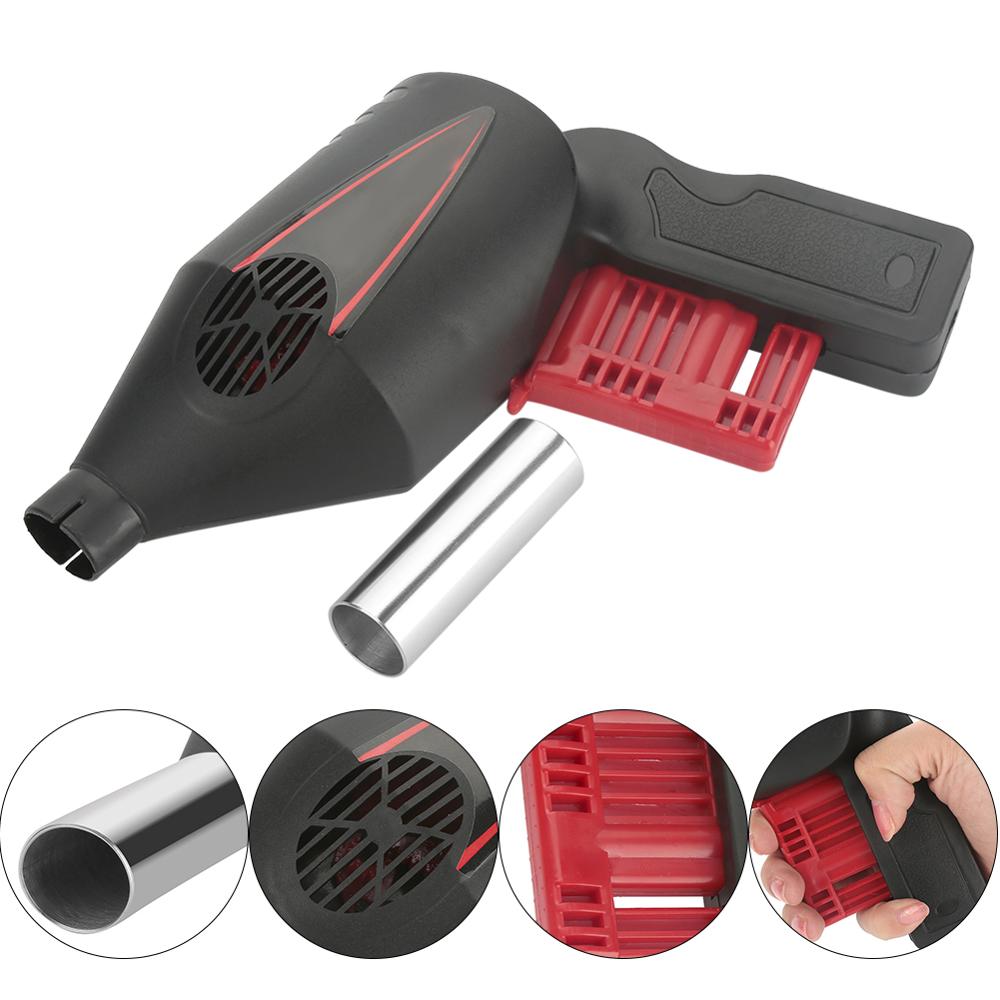 Draagbare Bbq Grill Ventilator Air Blower Handbediende Bbq Ventilator Air Blower Voor Outdoor Camping Picknick Grill Barbecue Tool