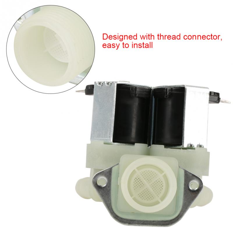 Solenoid Valve 3 Way Water Inlet NC Normal Electric Solenoid Valve AC 220V G34 One-way Flow Direction Solenoid Valve