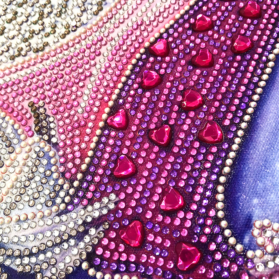 AZQSD spécial forme diamant peinture mosaïque animaux broderies diamant broderie hibou artisanat 24x34cm
