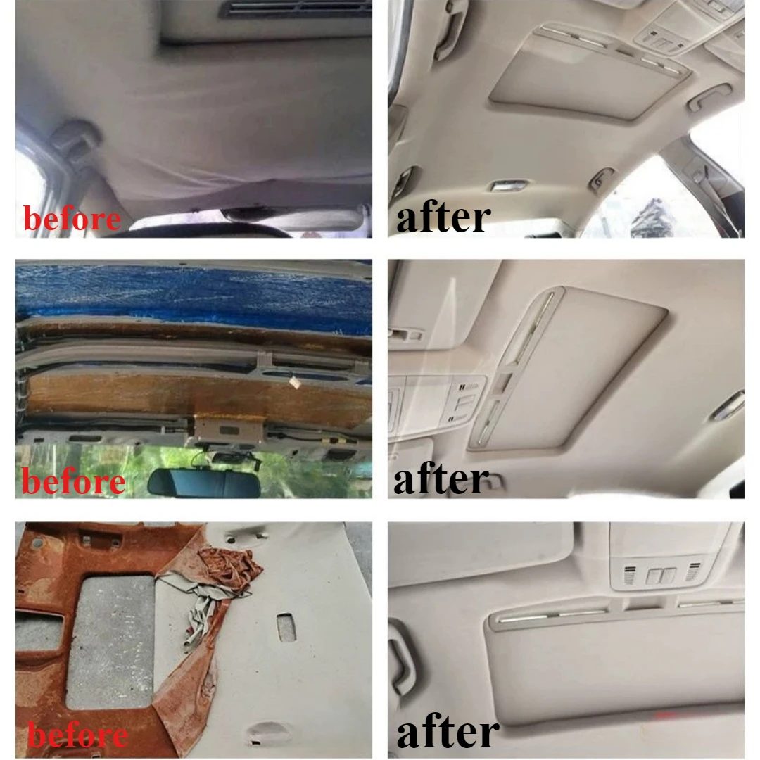 Auto Headliner Dak Headliner Stof met schuimsteun voor autovoering Interieur Materiaal Reparatie Trim Bescherm DIY-stoffen