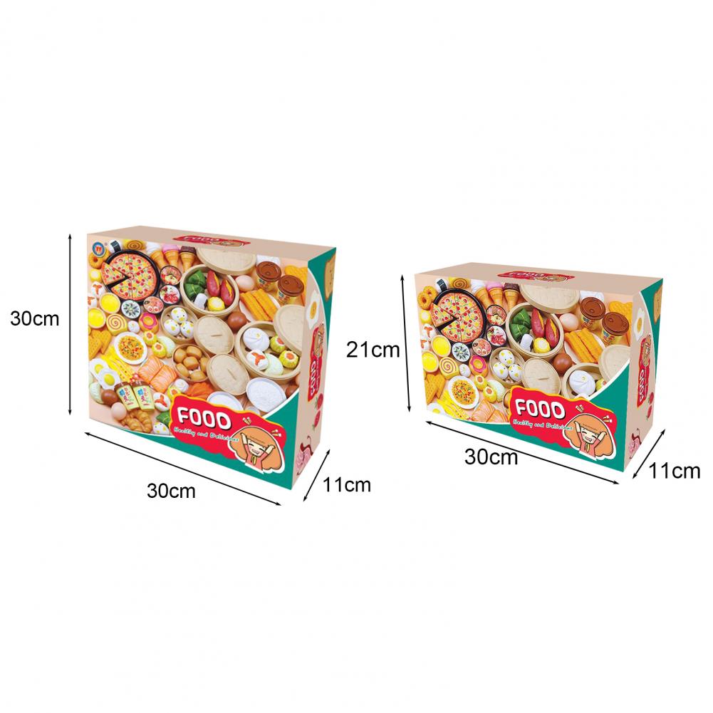 1Set Simulatie Gestoomde Broodje Mini Delicate Plastic Pretend Play Food Speelgoed Snijden Voedsel Speelgoed Voor Kinderen Educatieve Cadeau Voor kids