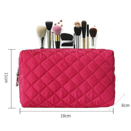 nouvelles femmes grand sac de maquillage cosmétique étui Portable toilette stockage poignée organisateur voyage Kit