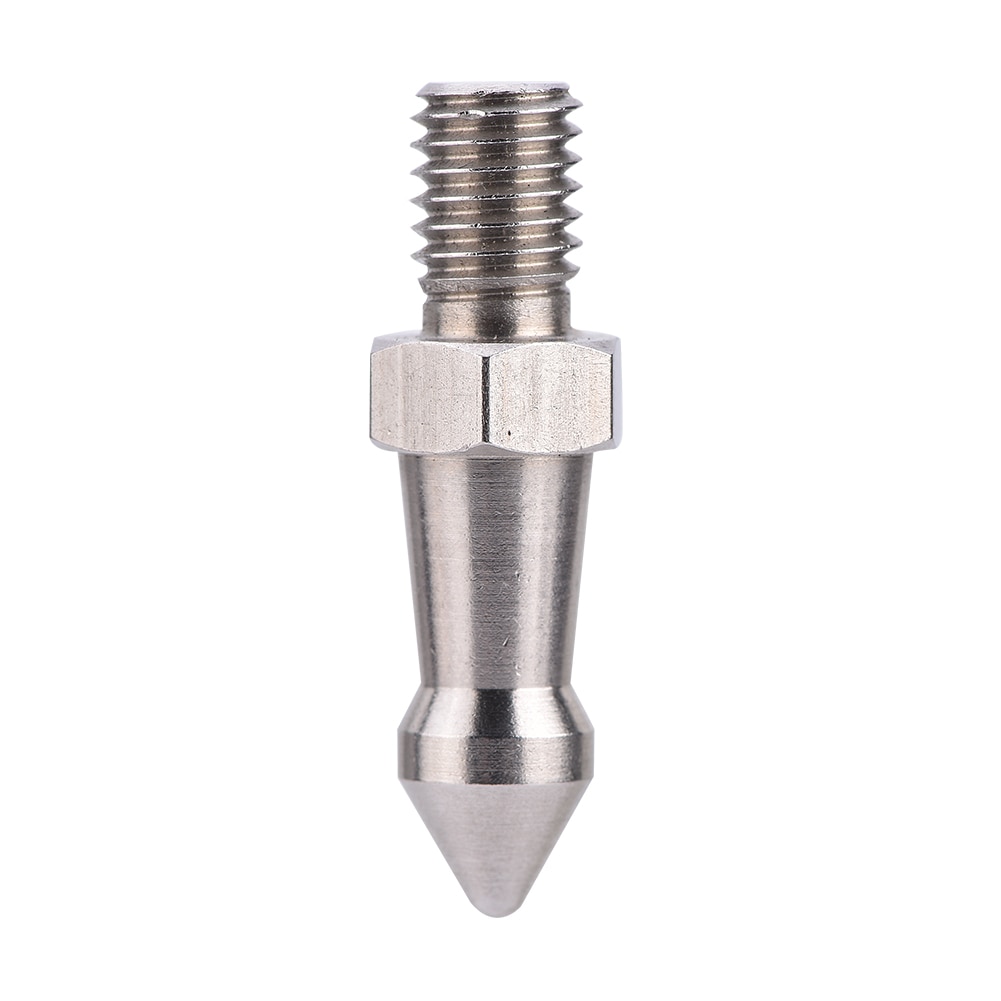 Tornillo de montaje para trípode M8, Perno de bala, picos de cono, soportes de suelo, pieza de repuesto, accesorio de cámara, Color plateado
