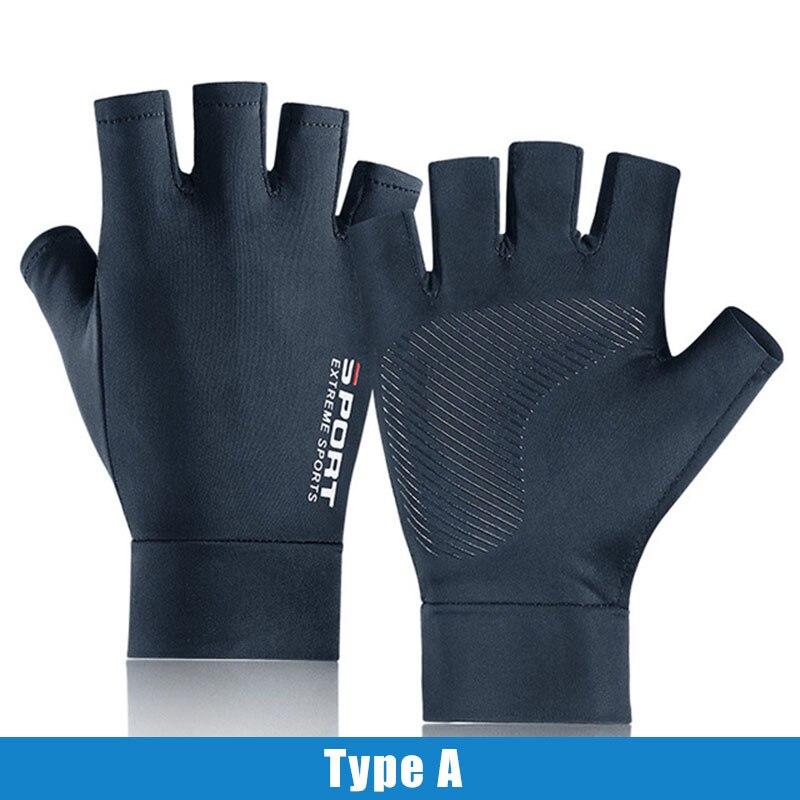 KoKossi – gants de pêche, une paire, protection des mains, libération professionnelle, antidérapants, pour sport, Fitness, cyclisme: Dark Blue A