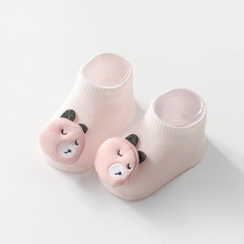 Schattige Pop Sok Voor Baby Jongen Meisje Katoen Antislip Cartoon Doseren Sokken Baby Meisje Kleding Accessoires Voeten Protector allseason: bear / s 6-12 month