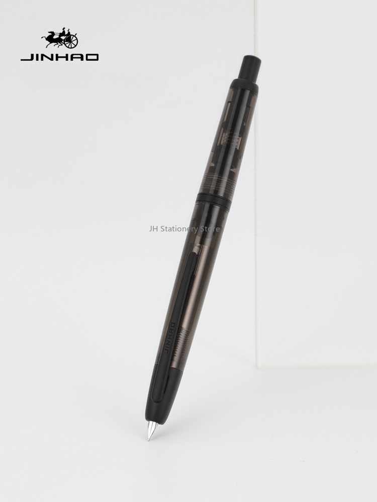 JINHAO 20 pluma estilográfica pluma de tinta de lujo F EF Nib escritura caligrafía bolígrafos útiles escolares papelería PK MAJOHN A1 10