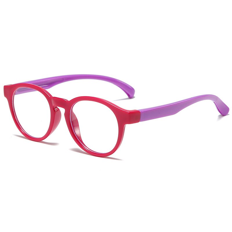 Blå lys blokerende briller børn dreng pige firkantet computer briller klar linse optiske briller ramme  uv400 oculos garfas: 2