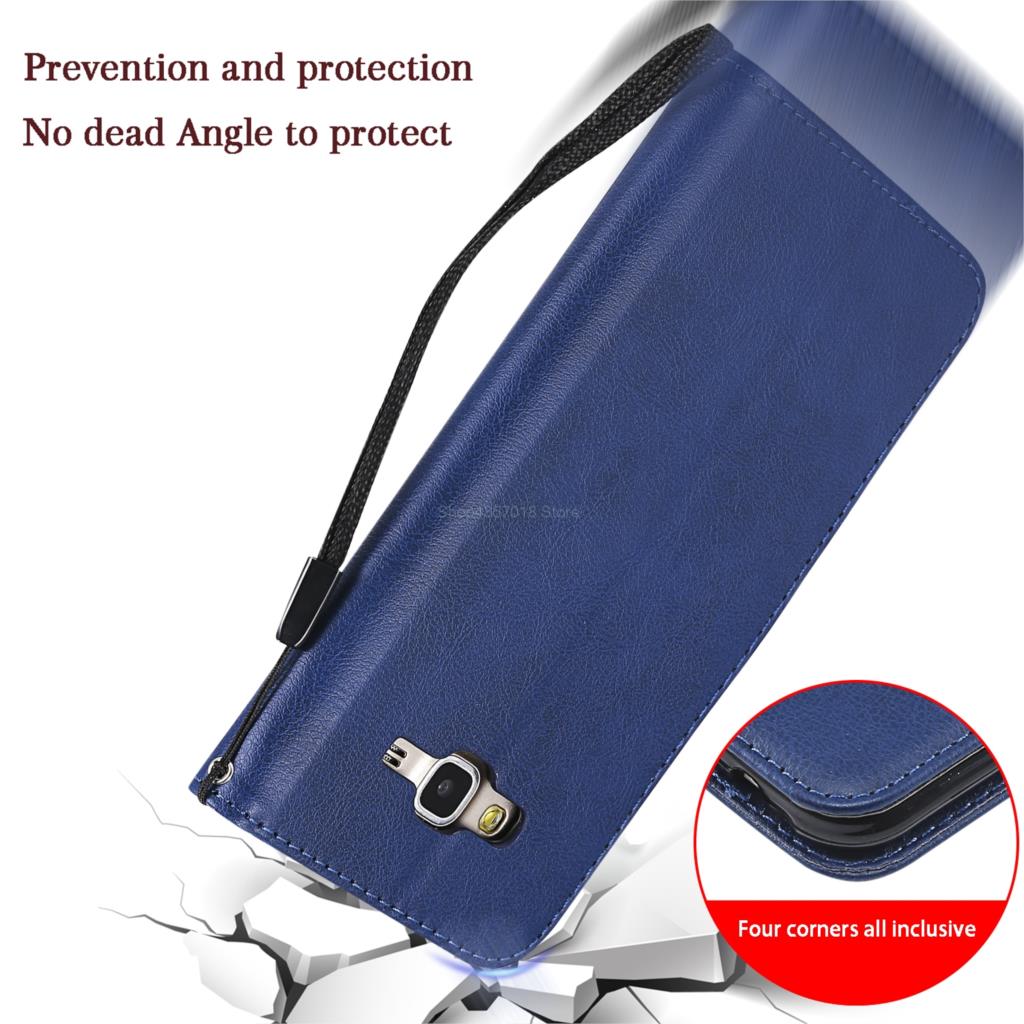 Étui à rabat pour Samsung Galaxy J7 J 7 SM-J700h SM-J700M housse en cuir étui portefeuille pour Samsung J700H J700H/DS sac de téléphone portable
