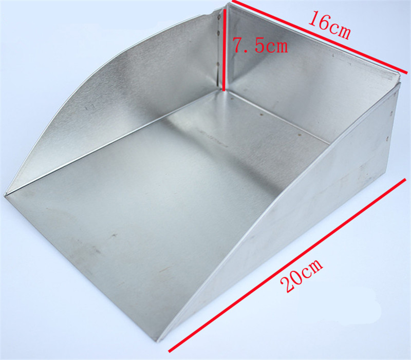 Stainless steel roast duck cooked food shovel chilled chicken scrap kitchen shovel bbq spatula beef meat move poultry lifters